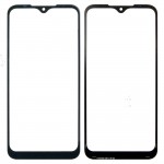 Replacement Front Glass For Motorola Moto E7 Black By - Maxbhi Com