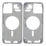 Lcd Frame Middle Chassis For Apple Iphone 13 Pro Max White By - Maxbhi Com