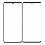 Replacement Front Glass For Samsung Galaxy M52 5g Black By - Maxbhi Com