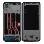 Lcd Frame Middle Chassis For Oppo F19s Black By - Maxbhi Com
