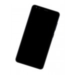 Lcd Frame Middle Chassis For Nokia C1 2nd Edition Black By - Maxbhi Com