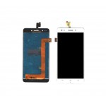 LCD with Touch Screen for Lava Iris 870 - Grey by Maxbhi.com