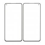 Replacement Front Glass For Xiaomi Mi 11 Lite 5g Black By - Maxbhi Com