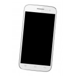 Lcd Frame Middle Chassis For Micromax Canvas 2 2 A114 White By - Maxbhi Com