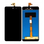 Lcd With Touch Screen For Wiko Rainbow Up 4g White By - Maxbhi Com