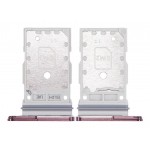 Sim Card Holder Tray For Samsung Galaxy S22 Ultra 5g Burgundy - Maxbhi Com