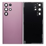 Back Panel Cover For Samsung Galaxy S22 Ultra 5g Burgundy - Maxbhi Com