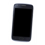 Lcd Frame Middle Chassis For Samsung Galaxy Core I8060 Blue By - Maxbhi Com