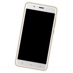 Lcd Frame Middle Chassis For Clout X418 Zest White By - Maxbhi Com