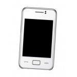 Home Button Complete For Samsung Rex 80 S5222r Grey By - Maxbhi Com