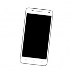 Lcd Frame Middle Chassis For Bq Aquaris 5 7 White By - Maxbhi Com