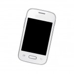Lcd Frame Middle Chassis For Samsung Smg110h White By - Maxbhi Com