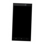 Lcd Frame Middle Chassis For Lenovo Vibe Z2 Black By - Maxbhi Com