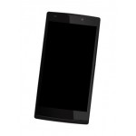 Lcd Frame Middle Chassis For Lava Iris Fuel 60 White By - Maxbhi Com