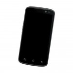 Lcd Frame Middle Chassis For Lg Nitro Hd Black By - Maxbhi Com