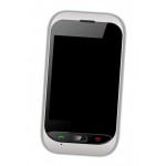 Lcd Frame Middle Chassis For Micromax X396 White By - Maxbhi Com