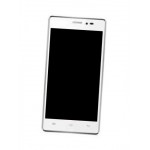 Lcd Frame Middle Chassis For Zyrex Za987 White By - Maxbhi Com