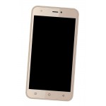Lcd Frame Middle Chassis For Intex Aqua Note 5 5 Champagne By - Maxbhi Com
