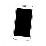 Lcd Frame Middle Chassis For Archos 59 Xenon White By - Maxbhi Com