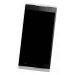 Lcd Frame Middle Chassis For Intex Aqua Hd White By - Maxbhi Com