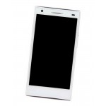 Lcd Frame Middle Chassis For Oppo U705t Ulike 2 White By - Maxbhi Com