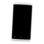 Lcd Frame Middle Chassis For Nuvo Blue Nd40 White By - Maxbhi Com