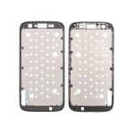 Lcd Frame Middle Chassis For Motorola Moto G Xt1036 Black By - Maxbhi Com