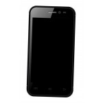 Lcd Frame Middle Chassis For Intex Aqua V 3g Black By - Maxbhi Com