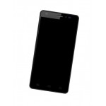 Lcd Frame Middle Chassis For Intex Aqua Life 2 Black By - Maxbhi Com