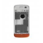 Full Body Housing For Nokia C506 White Orange - Maxbhi Com
