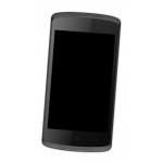 Lcd Frame Middle Chassis For Intex Cloud Gem Plus Black By - Maxbhi Com