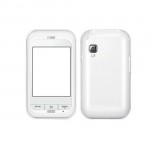 Full Body Housing For Samsung C3300k Champ White - Maxbhi Com