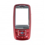 Full Body Housing For Samsung D600 Red - Maxbhi Com