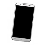 Lcd Frame Middle Chassis For Micromax A119 Canvas Xl Black By - Maxbhi Com
