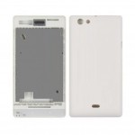 Full Body Housing For Sony Xperia Miro St23a White Gold - Maxbhi Com