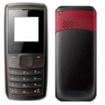 Full Body Housing For Micromax X116 Black Red - Maxbhi Com