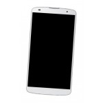 Lcd Frame Middle Chassis For Lg G Pro 2 F350 Burgundy By - Maxbhi Com