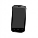 Lcd Frame Middle Chassis For Micromax A89 Ninja Black By - Maxbhi Com