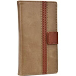 Flip Cover for Gionee Ctrl V2 - Brown
