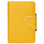 Flip Cover for HCL Me Connect 2G 3.0 Tablet - V3 - Yellow