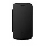 Flip Cover for Intex Aqua Marvel Plus - Black