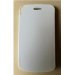 Flip Cover for Intex Aqua Wonder Quad Core - White