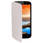 Flip Cover for Karbonn A51 Plus - White