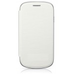 Flip Cover for Lava Discover 136 - White