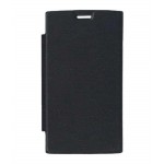 Flip Cover for Lava Iris 414 - Black