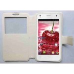 Flip Cover for Lava Iris X1 Grand - White