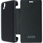 Flip Cover for Micromax Bolt A066 - Black