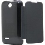 Flip Cover for Micromax Bolt A37B - Black