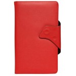 Flip Cover for Micromax Canvas Breeze Tab P660 - Red
