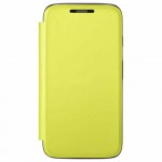 Flip Cover for Motorola Moto G+1 Dual SIM - Yellow